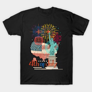 4Th Of July - Look T-Shirt